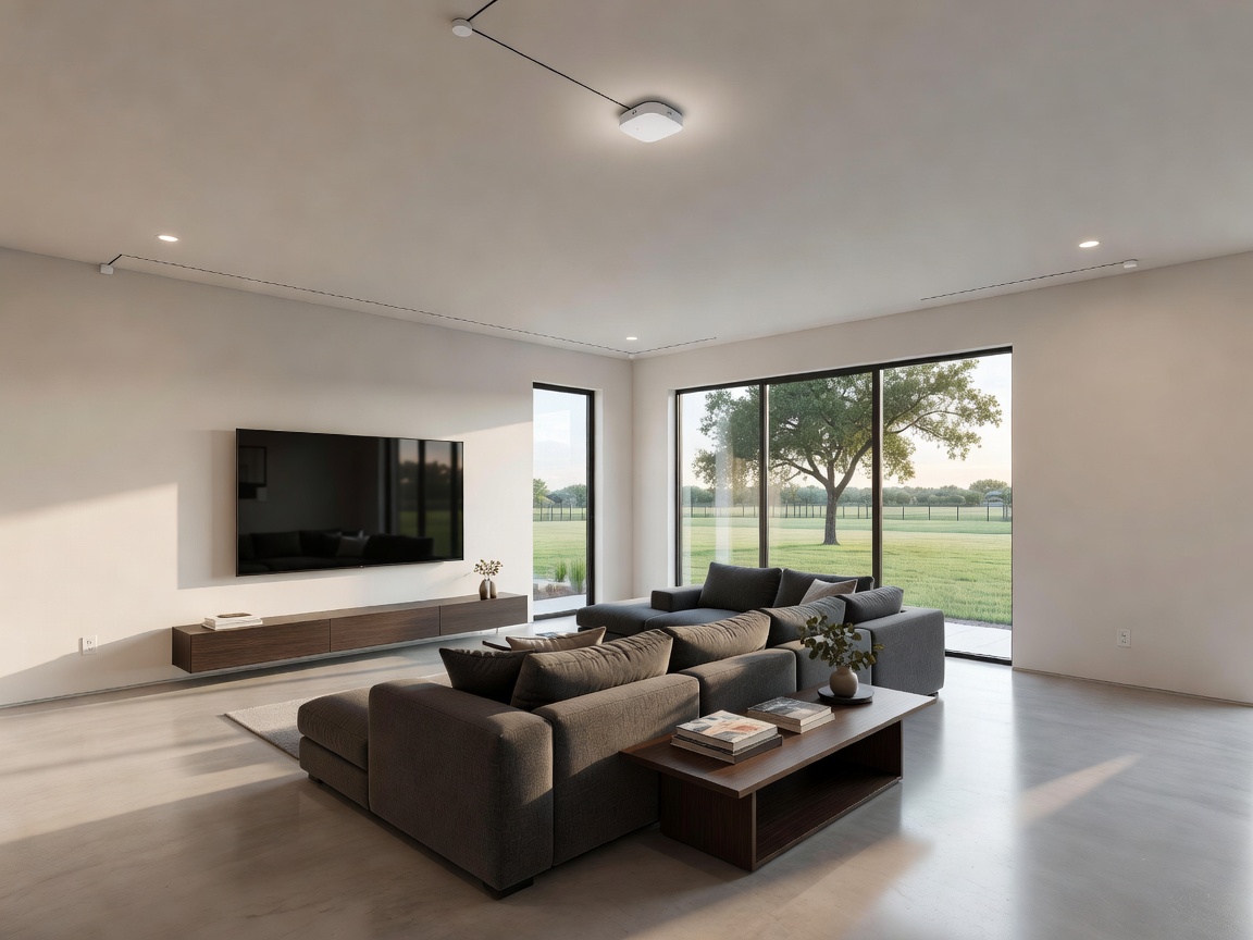 Interior living room motion sensor integration